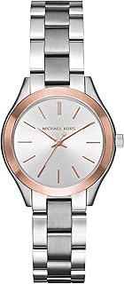 Michael Kors Mini Slim Runway two -tone with three needles watch.. Shop with ease at DIAYTAR NIGERIA and enjoy our extensive product range delivered at affordable rates.