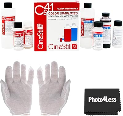 Cinestill CS41 liquid culture kit for the treatment of negative films C-41, simple color (24 rollers) + gloves.. Discover why DIAYTAR NIGERIA is the smart shopper's choice for affordable products delivered nationwide.