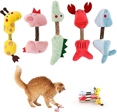 Toys for cats of natural silver vines, silver mint mixture sticks, chewing toys for cats, cleaning of kittens, treats for Matatabi dental care, edible toys for cats to lick.. DIAYTAR NIGERIA brings the market to your fingertips with affordable prices and swift delivery services.