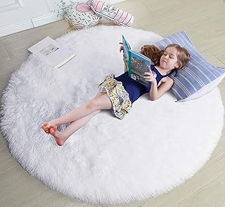 Round jaffiust round carpets for girl bedroom, soft circular carpet for children's bedrooms, fur carpet for teenage bedroom, fur carpet for children's bedroom, dormitory carpet, cute decoration for baby room (120 x 120 cm, white) ..... Shop across categories at DIAYTAR NIGERIA and enjoy budget-friendly nationwide shipping in 5-8 days.