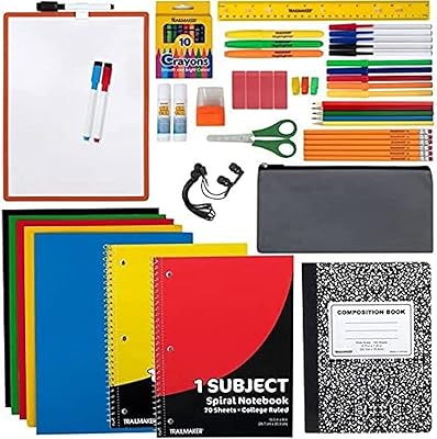 The set of school supplies for children (K-12) includes notebooks, files, a whiteboard and 60 other parts.. Embrace the convenience of DIAYTAR NIGERIA with thousands of products at your fingertips, delivered nationwide.
