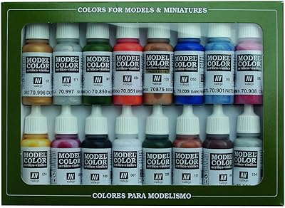 Set of acrylic colors Vallejo Model Color Folkstone Basics - 16 x Assorted Colors 17 mm.. Discover the convenience of DIAYTAR NIGERIA's vast e-commerce platform with delivery in just 5-8 days.