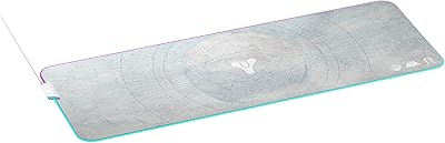 Steelseries QCK PRISM XL Steelseries fabric carpet, Destiny 2 edition, Double zone RGB lighting, optimized for game sensors, XL (900 x 300 x 2 mm), Destiny 2 + RVB, 63796.. DIAYTAR NIGERIA: Where shopping meets satisfaction with affordable prices and reliable 5-8 day shipping.