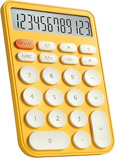 Basic 12 -digit electronic calculator, large screen and buttons with large LCD screen for desktop, house and school, yellow.. With DIAYTAR Nigeria, you can browse through thousands of items at the best prices. Place your order today and receive it in less than a week.