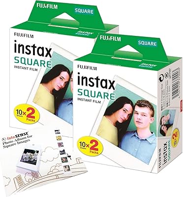 Pack de films fujifilm instax square (40 photos) + album mural.. Everything you want, delivered fast — DIAYTAR Nigeria does it better.