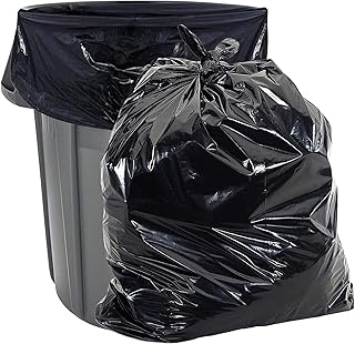 Extra-wide, 150 x 130 cm large trash can, large black plastic trash bag, branch bag for entrepreneur, lawn and leaves, exterior, storage, commercial, industrial, tote bag (extra large).. DIAYTAR NIGERIA brings online shopping to every Nigerian with affordable prices and reliable shipping.