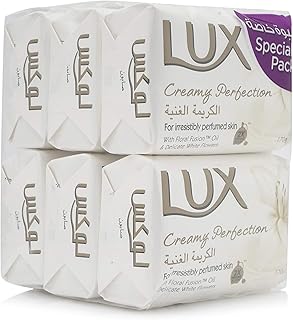 Sallery bar flavored with white flowers Lux Creamy Perfection - 6 x 170 grams.. Discover the convenience of DIAYTAR NIGERIA's vast e-commerce platform with delivery in just 5-8 days.