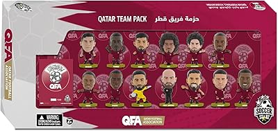 Soccerstars Qatar Team Set of 13 players (2022 edition), multicolored.. Your one-click solution to affordable shopping, DIAYTAR NIGERIA delivers quality products nationwide.