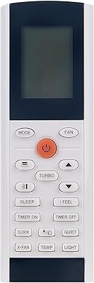 Replacement AC remote control compatible with the air conditioner Gree Yacif Yac1FB yacif6.. DIAYTAR NIGERIA: The marketplace that brings affordable products to every Nigerian home in under 8 days.