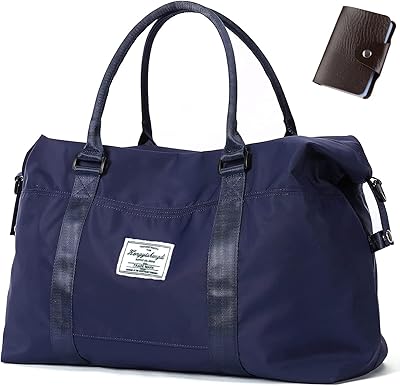 Travel bag, sports bag, weekend shoulder bag with credit card holder for women and men, dark blue.. DIAYTAR NIGERIA makes online shopping accessible with our comprehensive platform and prompt delivery service.