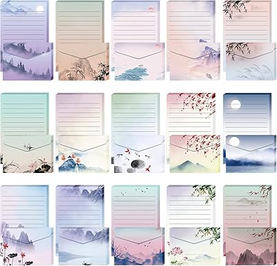 The set of Japanese desktop paper and 200 -room envelopes includes 100 lineage watershed and 100 assorted watershed, 5.5 x 8.25 inches, double -sided letter paper with envelopes.. Every order, every item — DIAYTAR Nigeria delivers fast and reliably.