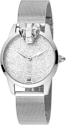 Quartz watch for women, analog, stainless steel bracelet JC1l057m0325, silver, metal, bracelet.. DIAYTAR NIGERIA delivers more than products - we deliver affordable solutions within days.