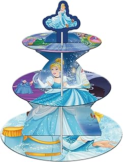 Cinderella cupcake support (3 levels) Birthday party centerpiece on the theme.. Shop with confidence at DIAYTAR NIGERIA, Nigeria's premier affordable e-commerce platform.