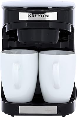 Krypton, black, KNCM6271 double drop coffee maker \ "minimum manufacturer of one year \" "".. DIAYTAR NIGERIA: Making online shopping accessible to all Nigerians with our affordable platform.