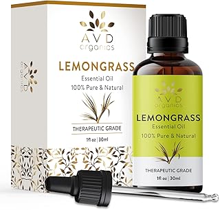 Essential oil of lemongrass AVD organics 30 ml - 100 % pure and natural - essential oil of therapeutic quality for aromatherapy and skin care - 1 fl. oz.. Transform your shopping experience with DIAYTAR NIGERIA's vast product selection delivered at unbeatable prices.