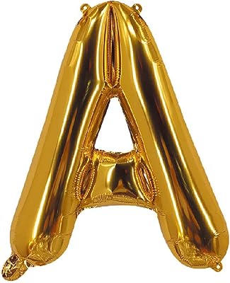 Party Time aluminum balloons with letter A (gold).. DIAYTAR Nigeria combines variety, affordability, and speed — making your online shopping experience not only enjoyable but also cost-effective.
