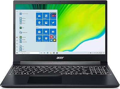 Laptop Acer Aspire 7, IPS FHD 15.6 inch screen, Intel Core i5-9300h of 9th generation, Nvidia GeForce GTX 1650, 8 GB DDR4, SSD NVME 512 GB, backlit keyboard, Windows 10 Family, A715-75G-544V.. Browse endless categories on DIAYTAR Nigeria — your items delivered in just days.