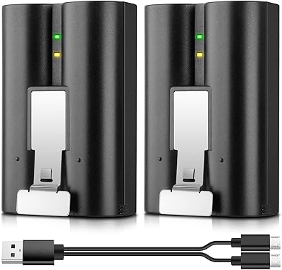Enigon spare batteries (2 2) and double USB charger for ring video doorbell 2, spotlight camera, sticky camera and door view camera.. DIAYTAR NIGERIA revolutionizes online shopping with competitive prices and reliable 5-8 day delivery.
