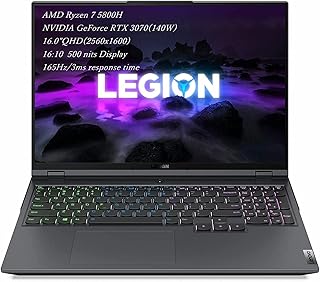 Laptop game laptop Lenovo Legion 5 PRO 6th Generation, OCTA-CORE AMD RYZEN 7 5800H, 16 inch QHD screen (2560 x 1600) IPS 165 HZ and NVIDIA GEFORCE RTX 3070 (140 WATTS) Type C graphics card with accessories (32 GB of RAM and 1 TO) PCIE).. Shop with purpose at DIAYTAR NIGERIA and receive your purchases at unbeatable prices within the week.