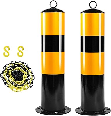 2 -piece parking terminals for aisle, safety posts with reflective strip for aisles, metal terminal with plastic chain barrier and S hooks (500 mm × 114 mm) (500 mm × 114 mm).. DIAYTAR NIGERIA transforms dreams into deliveries with our affordable prices and reliable shipping.