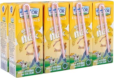 Milk flavored with bananas Lacnor Everyday - 8 x 180 ml package = 1.44 liters).. DIAYTAR NIGERIA: Bringing quality products to your doorstep at prices that won't break the bank.