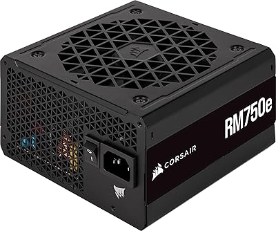 ATX Power with low noise Corsair RM750E (Double EPS12V connectors, 105Ω nominal capacitors, 80 Gold Plus efficiency, Modern Watch Support) Black.. Explore the biggest product variety online — only at DIAYTAR Nigeria.