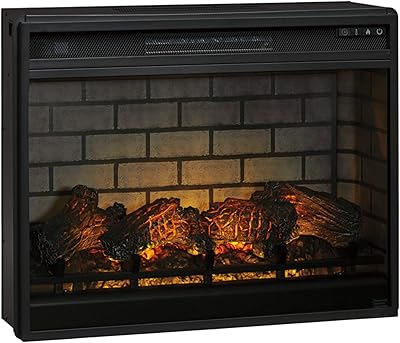 Design signature by ashley electric heating 30 inch with LED lamp, remote control, 7 temperatures and 5 light settings, black.. DIAYTAR NIGERIA combines affordability, variety, and convenience with nationwide delivery services.