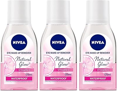 Nivea eye makeup remover, extracts from natural pearls and vitamin C, 3 x 125 ml.. DIAYTAR NIGERIA: Your affordable shopping destination with thousands of products delivered in days.