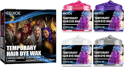 Pepiskey 4 colors 30g set of temporary hair dye wax uniformly colored natural hairstyle without damage to the party.. Shop anytime, receive on time — only with DIAYTAR Nigeria.