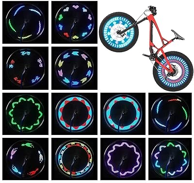Bike wheel lighting (2 tires), waterproof led led bike tire, suitable for mountain bike/road bike/bmx/hybrid/folding bike, 30 different models.. Your go-to destination for affordable online shopping, DIAYTAR NIGERIA delivers in under 8 days.
