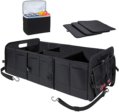 Autowark versatile car trunk organizer with removable and waterproof insulated bag, foldable and adjustable durable compartments for freight storage, AK-100.. Shop the smart way with DIAYTAR NIGERIA's extensive selection and budget-friendly nationwide delivery.