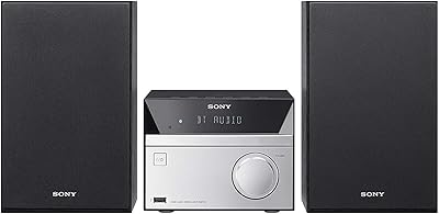 Sony CMT20 compact hi-fi system with Bluetooth CD NFC-Black/Silver.. No more overpriced stores — DIAYTAR Nigeria brings the best to your door.