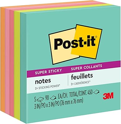 Super self-adhesive notes post it model 654-5ssmia 3 "x (76 mm.. Shop like never before with DIAYTAR NIGERIA's comprehensive marketplace and budget-friendly shipping.