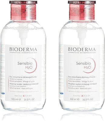 Bioderma H2O Micellar Water Removating Sensitive SensiBio Sensitive Skin - 2 x 500 ml.. Discover the joy of online shopping with DIAYTAR NIGERIA's budget-friendly prices and reliable shipping.