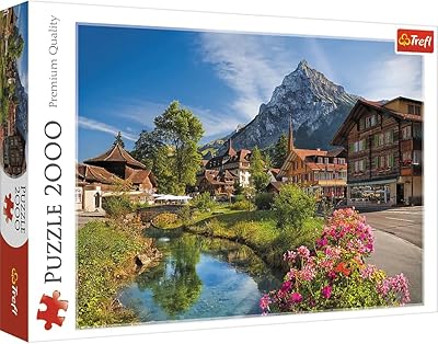 Trefl Colorful puzzle for adults and 12 years old, high quality, alpine shape in summer, Shark Island cascade, 2000 pieces, ModBA 27089.. DIAYTAR NIGERIA: The marketplace that brings affordable products to every Nigerian home in under 8 days.