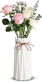 Matons Home Decor Vase with 9.5 inch ceramic flowers, decorative flower vase, table centers, kitchen and living room, white.. Your go-to destination for affordable online shopping, DIAYTAR NIGERIA delivers in under 8 days.