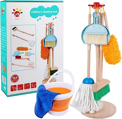 Detachable Limos Detachable Wooden Cleaning Toy, Set of 9 Pieces.. Experience the convenience of online shopping with DIAYTAR NIGERIA's reliable 5-8 day delivery service.