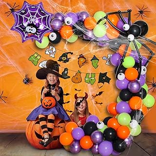 The garbage arch decoration kit for Halloween includes Halloween balloons, a hanging banner, an eyeball, an extraterrestrial spider canvas and party supplies for themed parties (Arch style 1).. Shop without limits at DIAYTAR NIGERIA and receive your purchases at budget prices within the week.