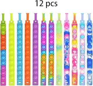 12 Fidget toys to relieve stress, pressing toy with portable silicone bracelet.. Elevate your shopping experience with DIAYTAR NIGERIA's vast catalog and budget-friendly options.