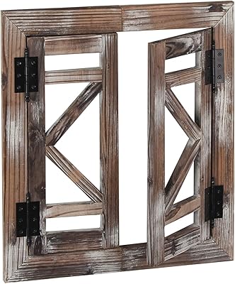 Jjack Cube Design Frame Of Rustic Wood Window with opening doors, Window suspension plates for Wall Decoration, Farm Wall Decoration for Living Room, Bathroom, Kitchen and Plus - MK587A.. Nigeria's most diverse e-commerce platform delivers quality and affordability to your doorstep in 5-8 days.