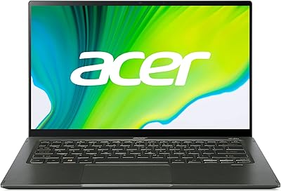 Laptop Acer Swift 5 Ultra End of 12th Generation, Intel Core i7-1260p 12 Corners up to 4.70 GHz/16 GB of RAM LPDDR5/SSD Sed of 512 GB, Intel Iris Xe Graphics/Touch screen IPS 14 "2.5K/Windows 11 Family/Green Mist.. Need it fast? DIAYTAR Nigeria ships in just 5 to 8 days nationwide.
