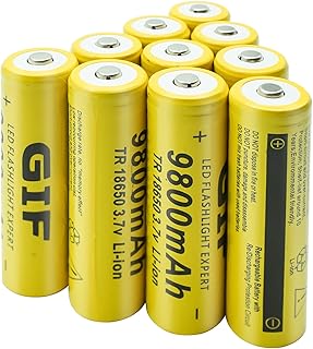 10 pieces/set battery rechargeable lithium-ion 18650 3.7 V 9800 mAh replacement battery for pocket lamp.. Your daily needs delivered to your door — DIAYTAR Nigeria style.