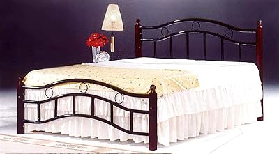 Metallic structure bed with crank with 4 double wooden feet, brown, with medical mattresses, dimensions 120 x 190 cm.. Experience the ease of modern shopping with DIAYTAR NIGERIA's diverse marketplace delivered promptly.