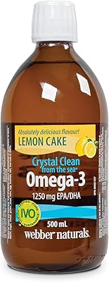 Omega -3 Pure Weber Natural Ocean Omega -3 Fish Oil - Lemon Cake 500 ml.. Nigeria's favorite online shopping platform, DIAYTAR offers unbeatable prices and delivery within a week.