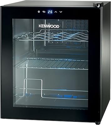 Kenwood drinking cooler 12 bottles with double glass door, blue light, intelligent temperature control bcm12.000bk black.. Your trusted shopping companion, DIAYTAR NIGERIA delivers affordable solutions in just 5-8 days.