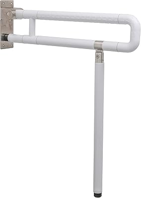 SUBSED MEDICAL toilet support, size 23.6 x 27.5 inches, with stainless steel structure, to support the bathroom seat for people with special, foldable, non -slip needs and to help the elderly.. Shop smarter, not harder with DIAYTAR NIGERIA - thousands of products at your fingertips with affordable delivery.