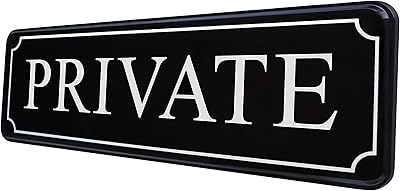 Private business door panel, restaurant, hotel, salesperson - large private black panels without entry - 9 x 3 inch sticker - easy to install without any tools - quality guaranteed by molnijapro.. Shop smarter, not harder with DIAYTAR NIGERIA - thousands of products at your fingertips with affordable delivery.
