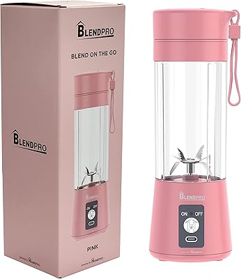 Home Pro portable fruit juice, 6 blades with rechargeable batteries, pink.. Looking for trendy fashion, home essentials, or electronics? DIAYTAR Nigeria has it all and delivers within days, not weeks.