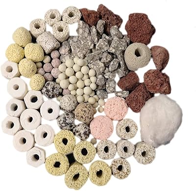 Yhome Mall 500g Set of organic ceramic balls in porous media aquarium filter for tank.. DIAYTAR NIGERIA brings retail convenience to your screen with affordable prices and dependable shipping.