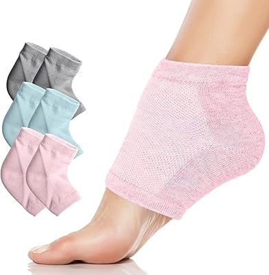Delfino moisturizing socks, 3 pairs of gel padded spa socks without toes to treat and treat dry, cracked and cracked heels during sleep.. Your complete marketplace solution, DIAYTAR NIGERIA offers unbeatable value with delivery within the week.